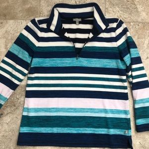 T by Talbots Mp soft terry lined pullover